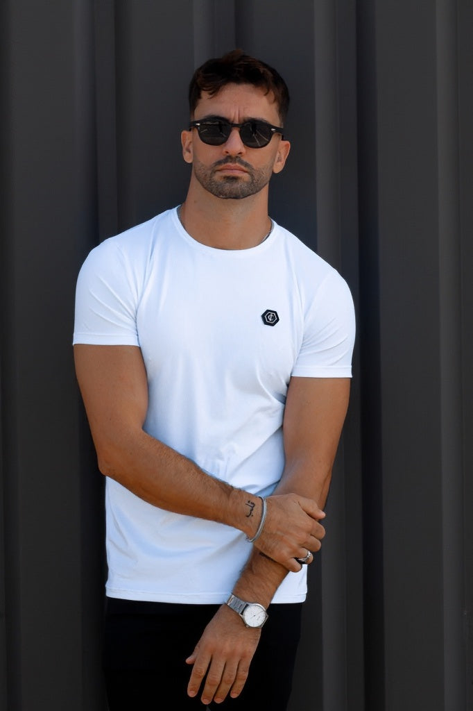 T-shirt Hexa Platinum White IC Wear