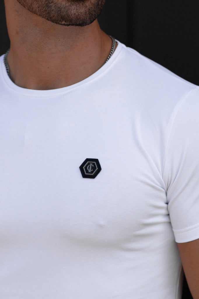 T-shirt Hexa Platinum White IC Wear