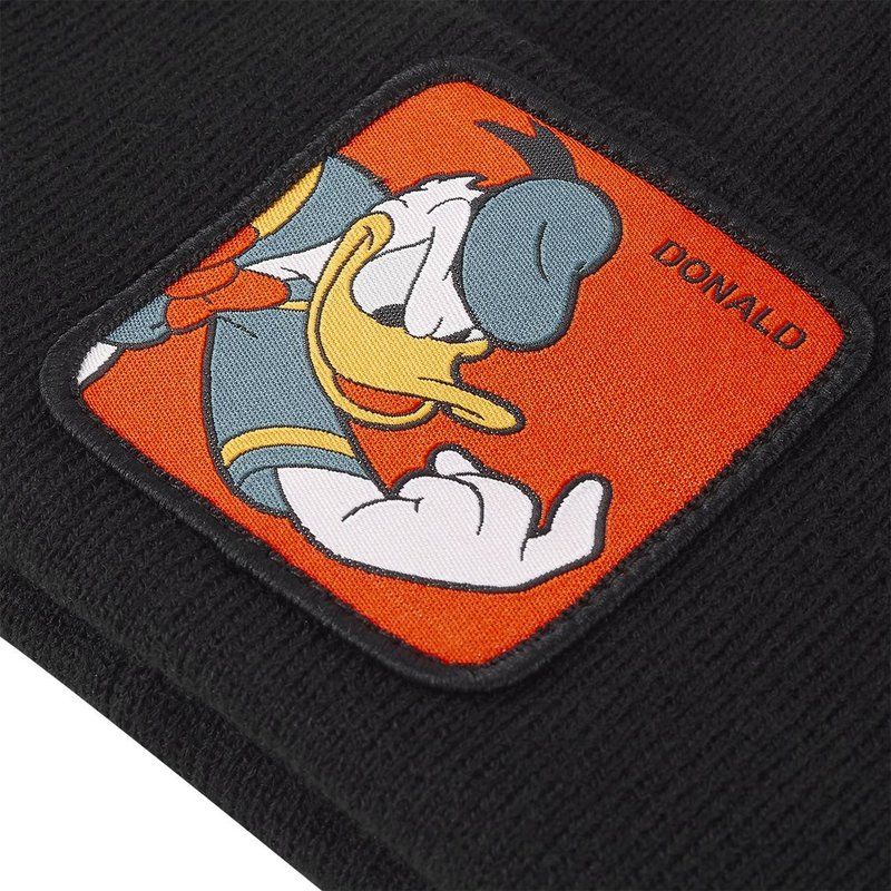 Gorro preto Pato Donald Caps Lab
