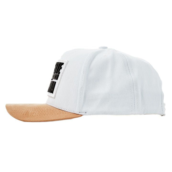 Boné Itals Respeite Minha História Aba Caramelo Suede Itals