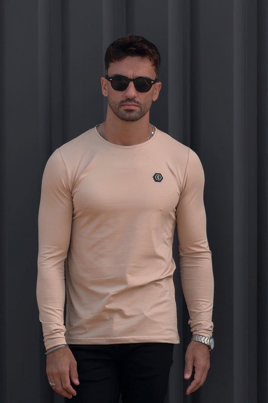 Long-Sleeve Hexa Platinum Beige IC Wear
