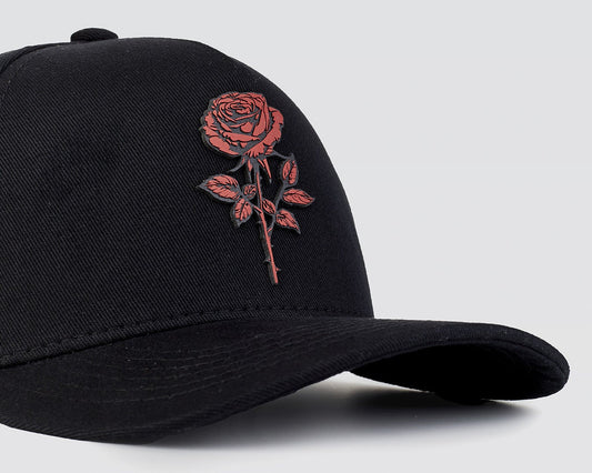 Boné Itals Preto Rose Itals