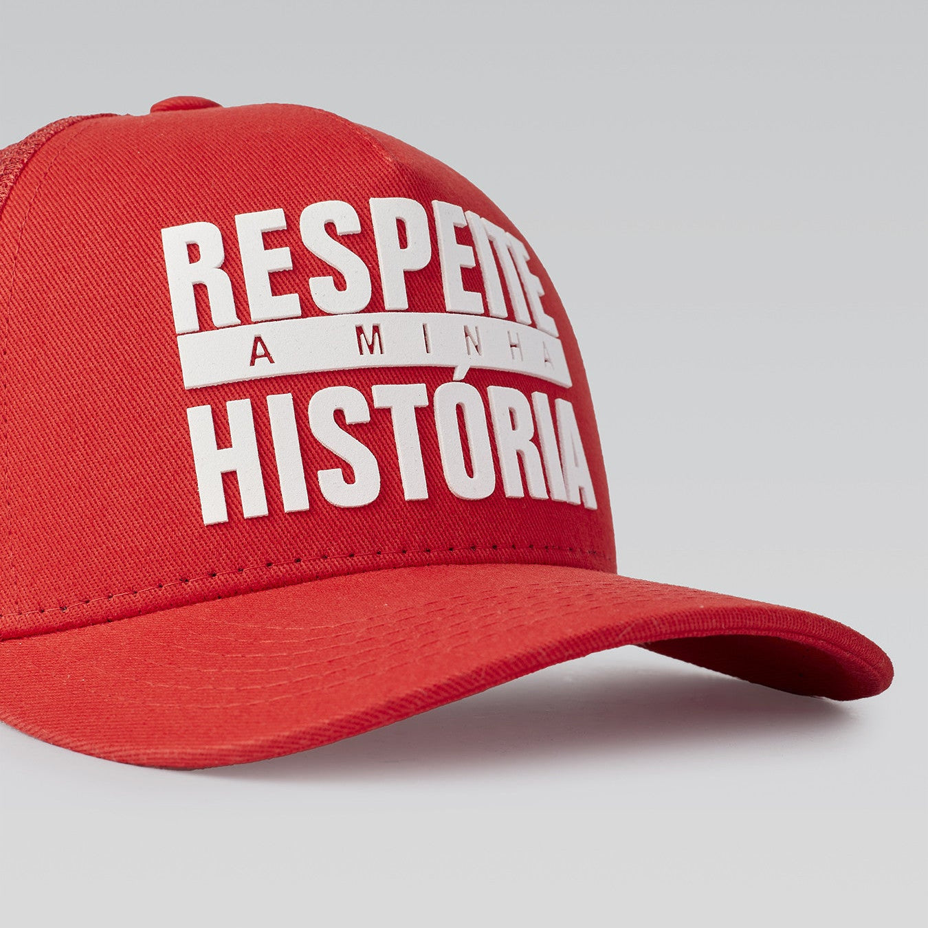 Boné itals Respeite Minha História Vermelho Itals