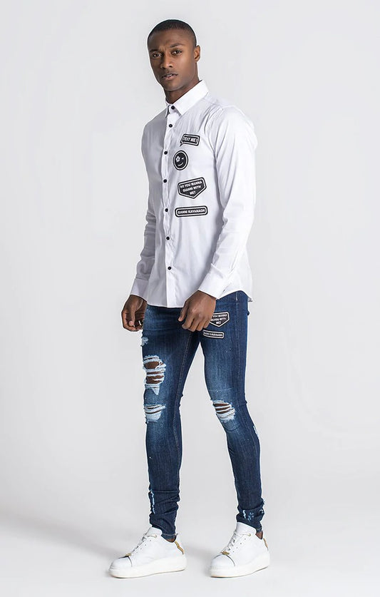 White Text Me Shirt Gianni Kavanagh Gianni Kavanagh