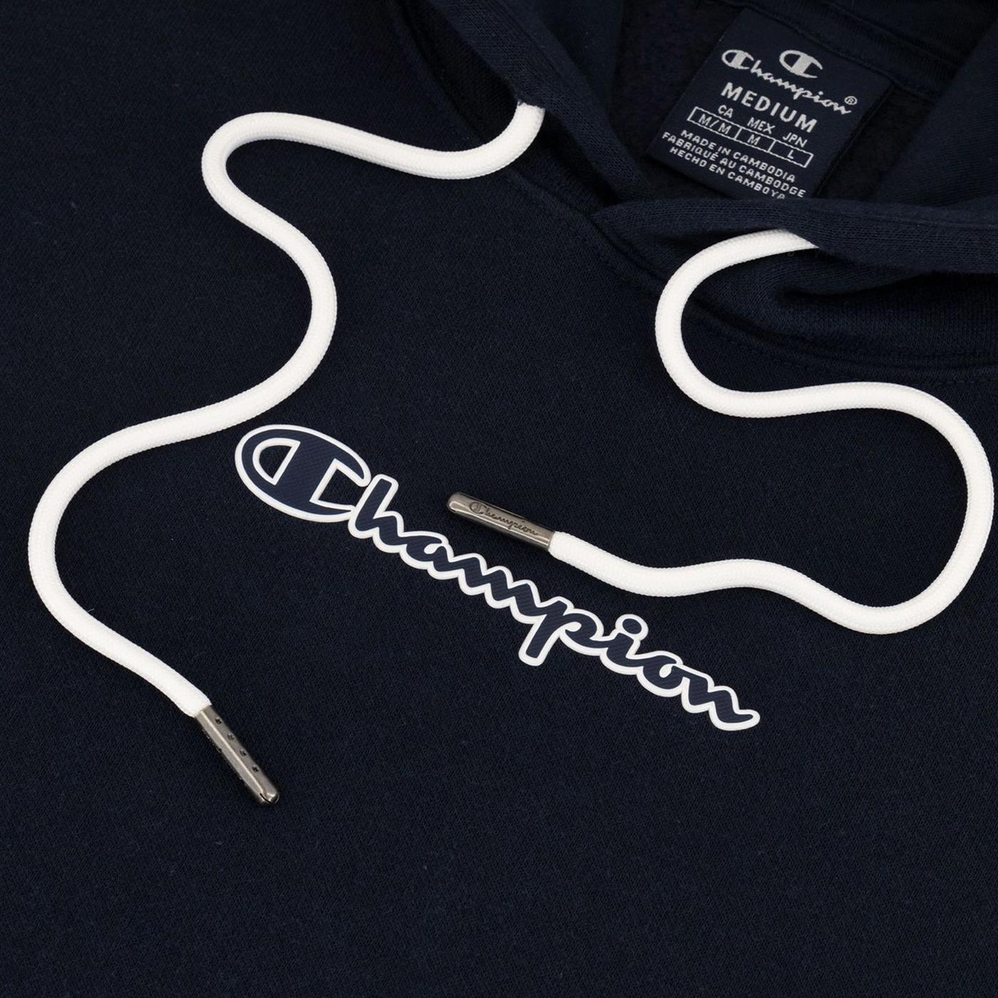 HOODED SWEATSHIRT NAVY Champion