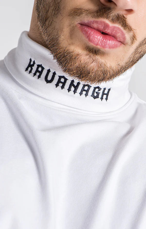 WHITE CHECKMATE TURTLENECK Gianni Kavanagh