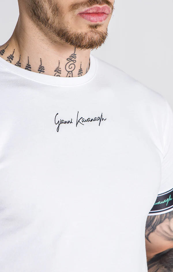 WHITE TRIVIAL TEE Gianni Kavanagh